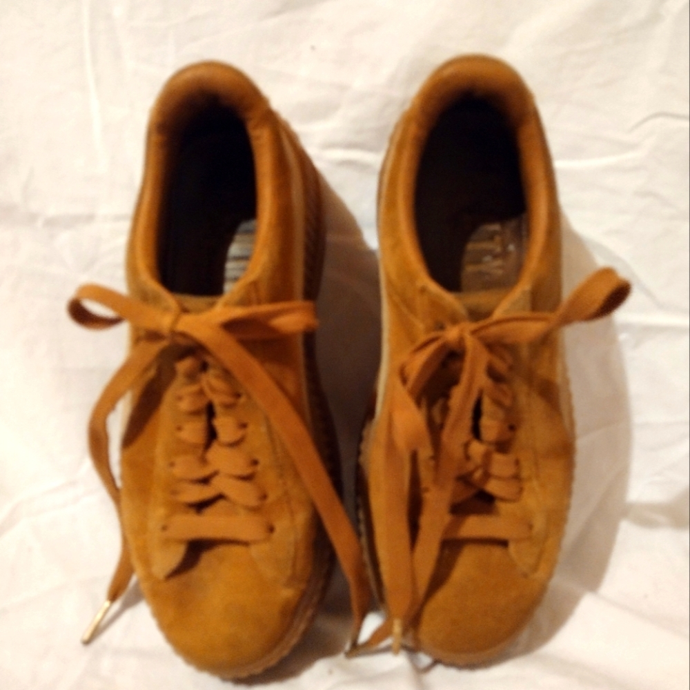 puma cleated creepers bleu